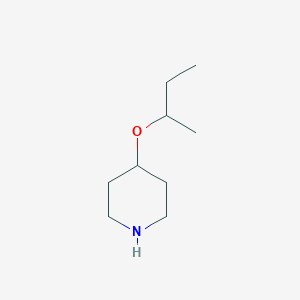 molecular formula C9H19NO B2477020 4-(Butan-2-yloxy)piperidine CAS No. 1098352-56-7