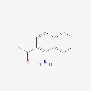 molecular formula C12H11NO B2477057 1-(1-Aminonaphthalen-2-yl)ethan-1-one CAS No. 41048-51-5
