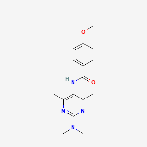 N-(2-(dimethylamino)-4,6-dimethylpyrimidin-5-yl)-4-ethoxybenzamide