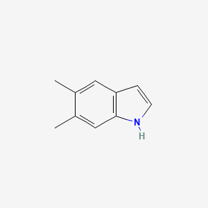 molecular formula C10H11N B2477083 5,6-dimethyl-1H-indole CAS No. 30877-30-6