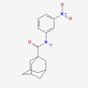 molecular formula C17H20N2O3 B2477095 N-(3-nitrophenyl)adamantane-1-carboxamide CAS No. 121768-32-9