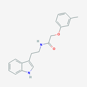 molecular formula C19H20N2O2 B247717 N-[2-(1H-indol-3-yl)ethyl]-2-(3-methylphenoxy)acetamide 