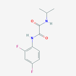 molecular formula C11H12F2N2O2 B2477265 N1-(2,4-difluorophenyl)-N2-isopropyloxalamide CAS No. 838883-59-3