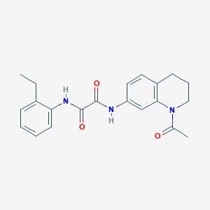 N-(1-acetyl-3,4-dihydro-2H-quinolin-7-yl)-N'-(2-ethylphenyl)oxamide