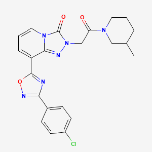 1-(2-Chlorophenyl)-4-[(4-fluoro-3-methoxy-1-benzothien-2-yl)carbonyl]piperazine
