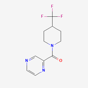 2-[4-(Trifluoromethyl)piperidine-1-carbonyl]pyrazine