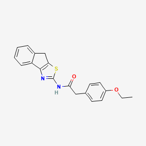 2-(4-ethoxyphenyl)-N-(8H-indeno[1,2-d]thiazol-2-yl)acetamide