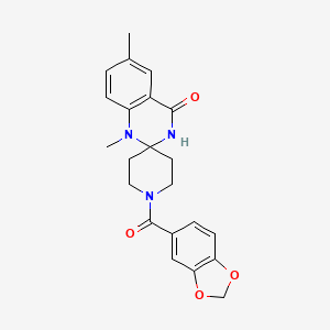 1-(1,3-benzodioxol-5-ylcarbonyl)-1',6'-dimethyl-1'{H}-spiro[piperidine-4,2'-quinazolin]-4'(3'{H})-one
