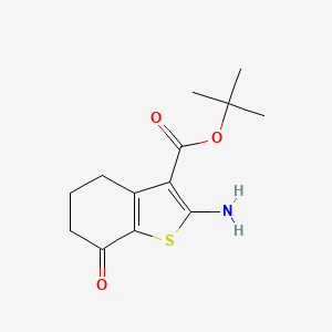 Tert-butyl 2-amino-7-oxo-5,6-dihydro-4H-1-benzothiophene-3-carboxylate