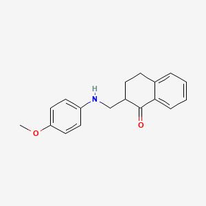 2-[(4-methoxyanilino)methyl]-3,4-dihydro-1(2H)-naphthalenone