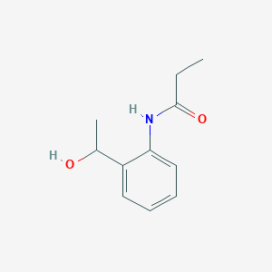 molecular formula C11H15NO2 B2477611 N-[2-(1-hydroxyethyl)phenyl]propanamide CAS No. 1156642-43-1