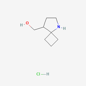 5-Azaspiro[3.4]octan-8-ylmethanol;hydrochloride