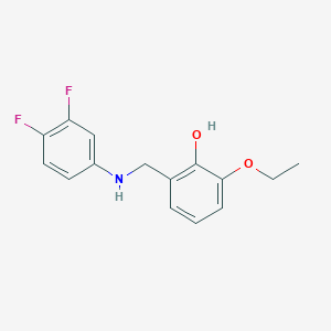 2-{[(3,4-Difluorophenyl)amino]methyl}-6-ethoxyphenol