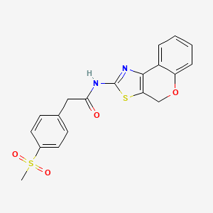 N-(4H-chromeno[4,3-d]thiazol-2-yl)-2-(4-(methylsulfonyl)phenyl)acetamide