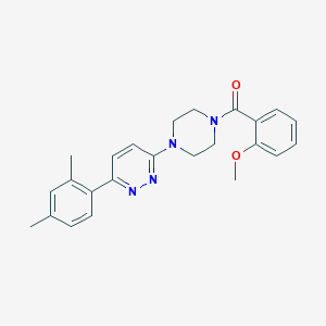 (4-(6-(2,4-Dimethylphenyl)pyridazin-3-yl)piperazin-1-yl)(2-methoxyphenyl)methanone