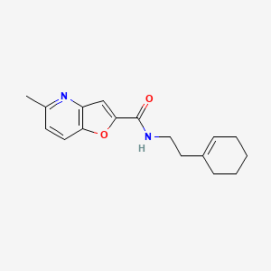 N-(2-(cyclohex-1-en-1-yl)ethyl)-5-methylfuro[3,2-b]pyridine-2-carboxamide