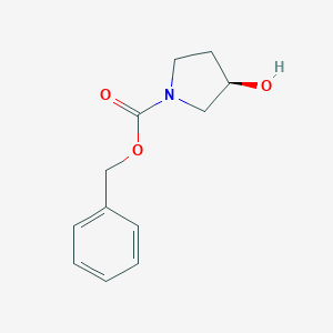 molecular formula C12H15NO3 B024777 (R)-(-)-1-Cbz-3-pyrrolidinol CAS No. 100858-33-1