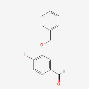 molecular formula C14H11IO2 B2477702 3-(Benzyloxy)-4-iodobenzaldehyde CAS No. 877064-79-4