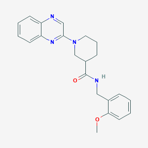 N-(2-methoxybenzyl)-1-quinoxalin-2-ylpiperidine-3-carboxamide