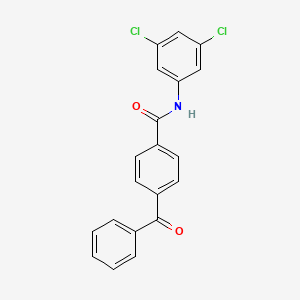 molecular formula C20H13Cl2NO2 B2477715 4-benzoyl-N-(3,5-dichlorophenyl)benzamide CAS No. 325978-63-0