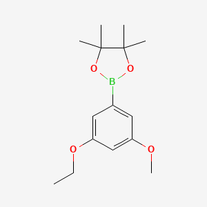 2-(3-Ethoxy-5-methoxyphenyl)-4,4,5,5-tetramethyl-1,3,2-dioxaborolane