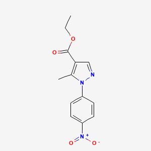 ethyl 5-methyl-1-(4-nitrophenyl)-1H-pyrazole-4-carboxylate