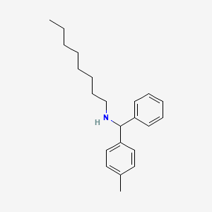 B2477815 [(4-Methylphenyl)(phenyl)methyl](octyl)amine CAS No. 160254-21-7