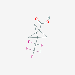 3-(1,1,2,2,2-Pentafluoroethyl)bicyclo[1.1.1]pentane-1-carboxylic acid