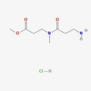 Methyl 3-[3-aminopropanoyl(methyl)amino]propanoate;hydrochloride
