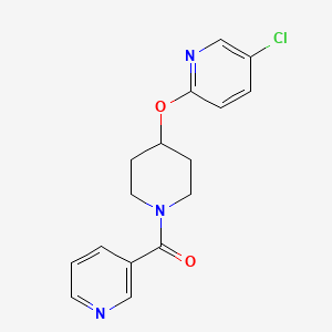 (4-((5-Chloropyridin-2-yl)oxy)piperidin-1-yl)(pyridin-3-yl)methanone