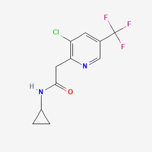 2-[3-chloro-5-(trifluoromethyl)-2-pyridinyl]-N-cyclopropylacetamide