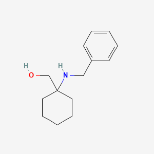 molecular formula C14H21NO B2477846 [1-(Benzylamino)cyclohexyl]methanol CAS No. 188593-96-6