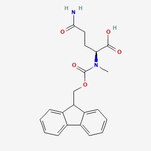 molecular formula C21H22N2O5 B2477906 Fmoc-N-甲基-谷氨酰-OH CAS No. 910056-51-8