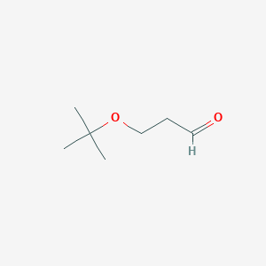 molecular formula C7H14O2 B2477919 3-(tert-butoxy)propanal CAS No. 104513-14-6