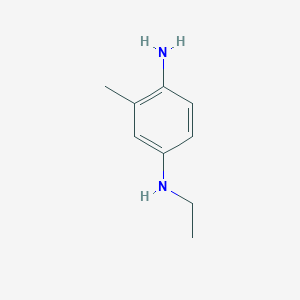 molecular formula C9H14N2 B024780 1,4-Benzenediamine,N4-ethyl-2-methyl-(9CI) CAS No. 105294-95-9