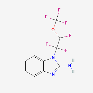 1-[1,1,2-Trifluoro-2-(trifluoromethoxy)ethyl]benzimidazol-2-amine