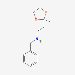N-Benzyl-2-(2-methyl-1,3-dioxolan-2-yl)ethanamine