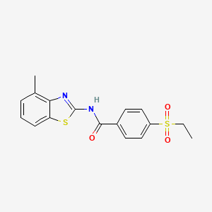 4-(ethylsulfonyl)-N-(4-methylbenzo[d]thiazol-2-yl)benzamide