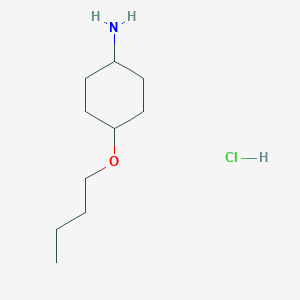 4-Butoxycyclohexan-1-amine;hydrochloride