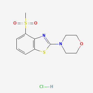 4-(4-(Methylsulfonyl)benzo[d]thiazol-2-yl)morpholine hydrochloride