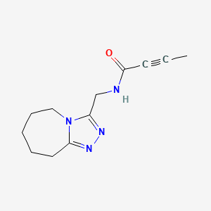 N-(6,7,8,9-Tetrahydro-5H-[1,2,4]triazolo[4,3-a]azepin-3-ylmethyl)but-2-ynamide