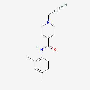 molecular formula C17H22N2O B2478177 N-(2,4-Dimethylphenyl)-1-prop-2-ynylpiperidine-4-carboxamide CAS No. 1428005-94-0