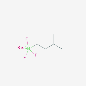 B2478227 Potassium;trifluoro(3-methylbutyl)boranuide CAS No. 2125680-51-3