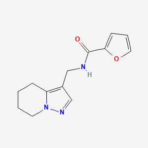 molecular formula C13H15N3O2 B2478401 N-({4H,5H,6H,7H-pyrazolo[1,5-a]pyridin-3-yl}methyl)furan-2-carboxamide CAS No. 2034546-19-3