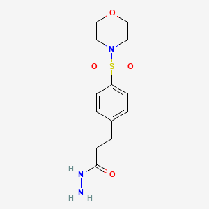 3-[4-(Morpholine-4-sulfonyl)phenyl]propanehydrazide