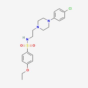 N-(2-(4-(4-chlorophenyl)piperazin-1-yl)ethyl)-4-ethoxybenzenesulfonamide