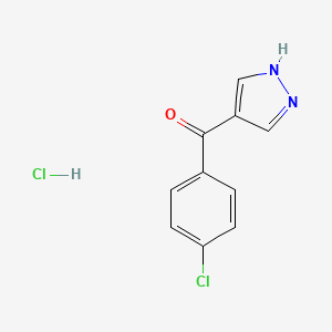 4-(4-chlorobenzoyl)-1H-pyrazole hydrochloride