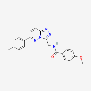 4-methoxy-N-{[6-(4-methylphenyl)[1,2,4]triazolo[4,3-b]pyridazin-3-yl]methyl}benzamide
