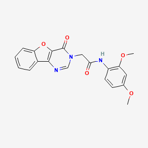 N-(2,4-dimethoxyphenyl)-2-(4-oxobenzofuro[3,2-d]pyrimidin-3(4H)-yl)acetamide