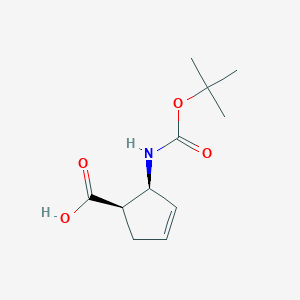 cis-2-tert-Butoxycarbonylaminocyclopent-3-ene-1-carboxylic acid